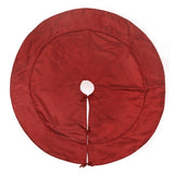 Vickerman 54" Colorway Tree Skirt, Burgundy