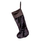 Vickerman Faux Fur Stocking, Brown, Cocoa Mink