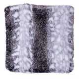 Vickerman Faux Fur Pillow, White, Arctic