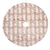 Vickerman Faux Fur Tree Skirt, 60", White, Iberian