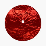 Vickerman Metallic Christmas Tree Skirt, 60", Red
