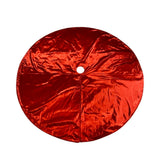 Vickerman Metallic Christmas Tree Skirt, 72", Red