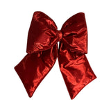 Vickerman Metallic Christmas Bow, 18" x 23", Red