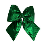 Vickerman Metallic Christmas Bow, 18" x 23", Green