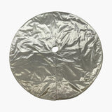 Vickerman Metallic Christmas Tree Skirt, 60", Silver
