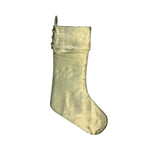 Vickerman Metallic Christmas Stocking, Gold