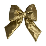 Vickerman Metallic Christmas Bow, 12" x 15", Gold