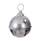 Vickerman Iron Bell Ornament, 6", Silver