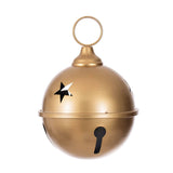 Vickerman Iron Bell Ornament, 6", Gold