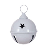 Vickerman Iron Bell Ornament, 6", White