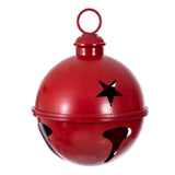 Vickerman Iron Bell Ornament, 14", Red