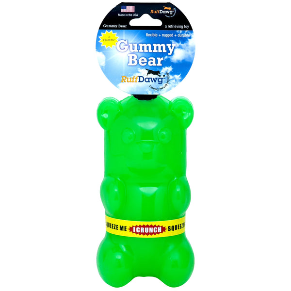 King Wholesale Ruff Dawg Gummy Bear Crunch Dog Toy, Assorted