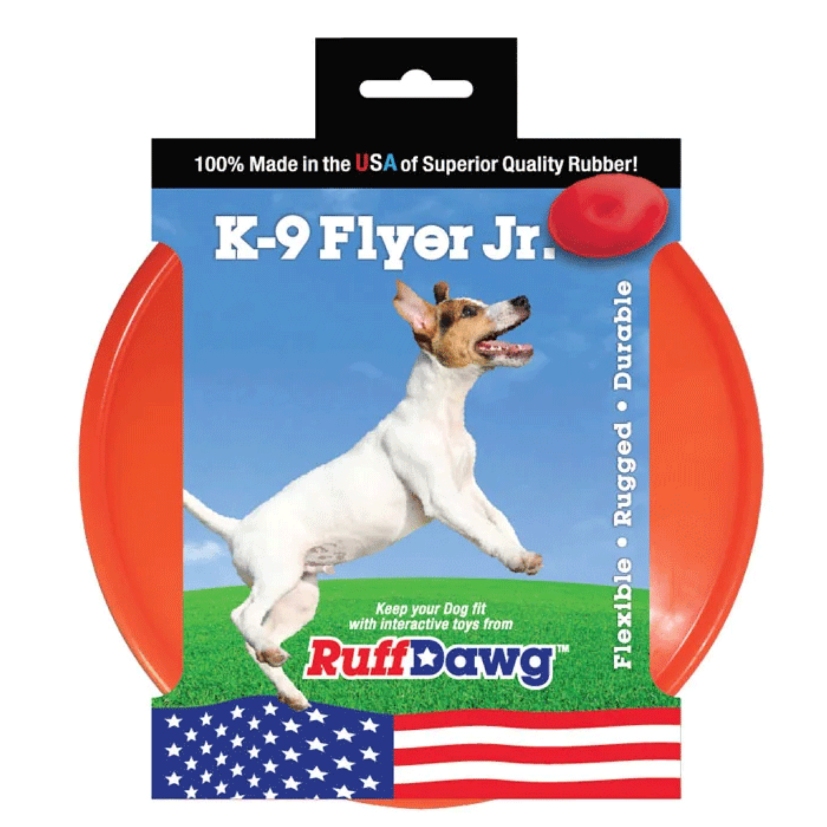 Ruff Dawg K9 Flyer Dog Toy, Assorted (2 Sizes Available) – Playful