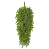 Vickerman Artificial Green Stovall Cedar Pine Teardrop, 29"