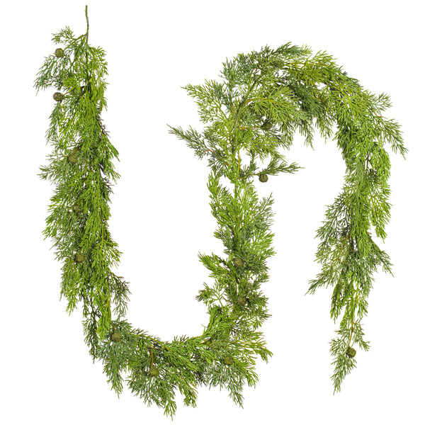 Vickerman Vickerman Artificial Green Stovall Cedar Pine Garland
