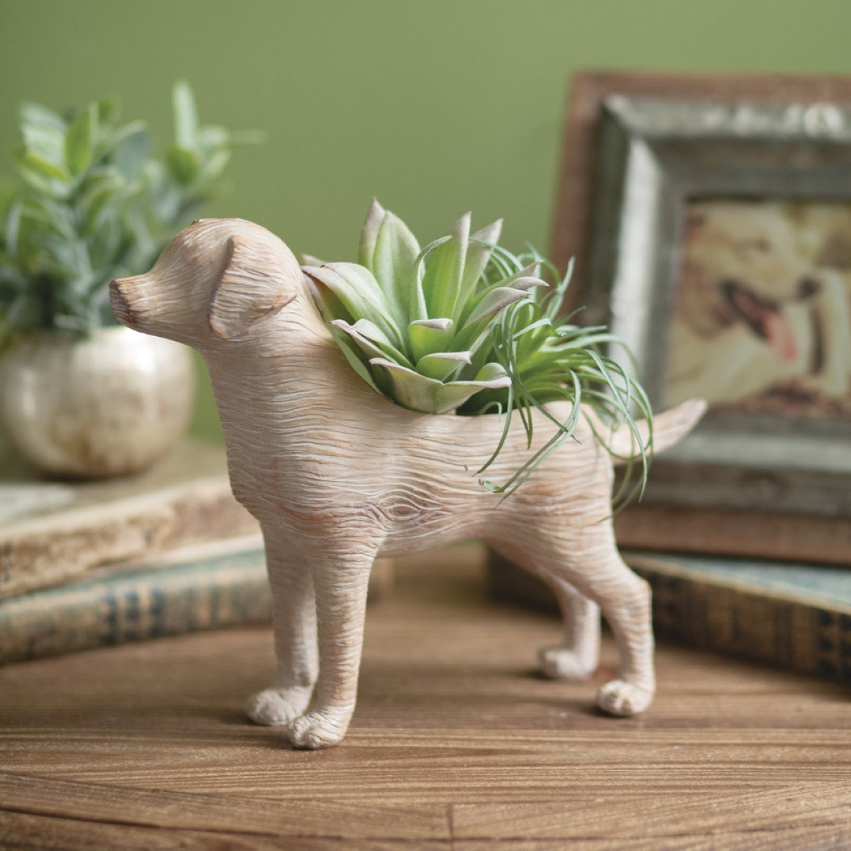 Resin Puppy Planter By CTW Home Collection