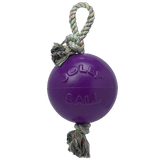 Romp-n-Roll Rope and Ball Dog Toy - Small 4.5" / Purple