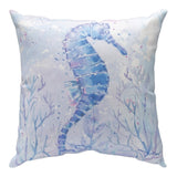 Sea Creatures With Crab Climaweave Throw Pillow 18" x 18" By Jenny Faw