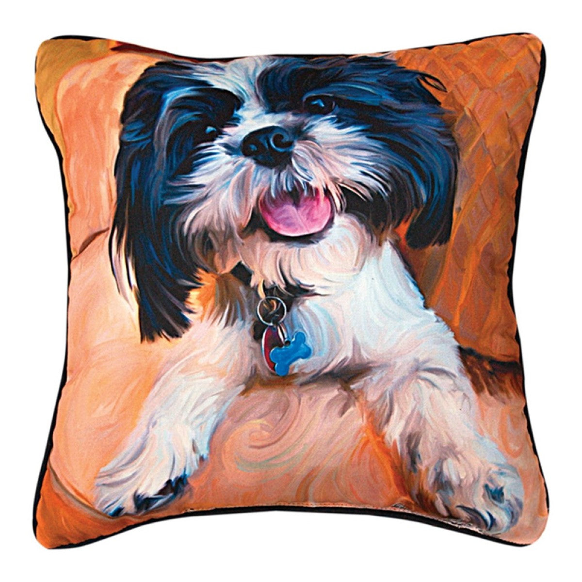 Shihtzu Baby Throw Pillow By Manual Woodworkers & Weavers