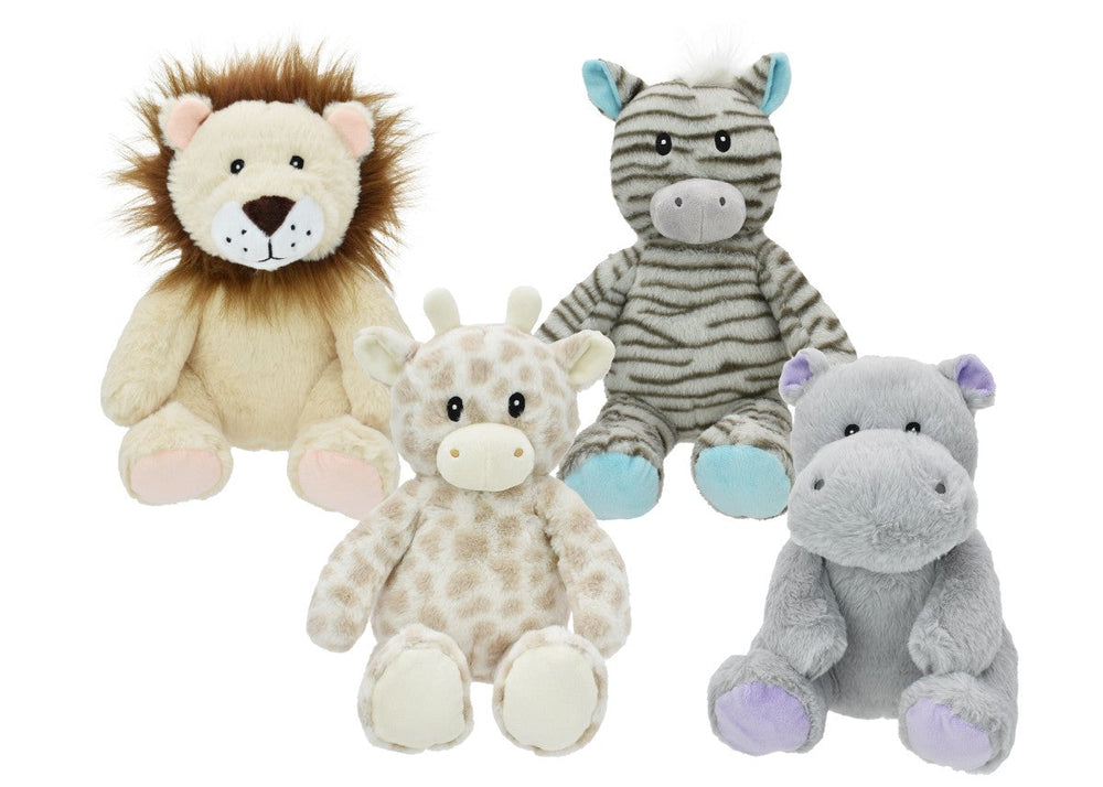 Multipet Pet Envy Safari Animal Plush Dog Toy - 8"