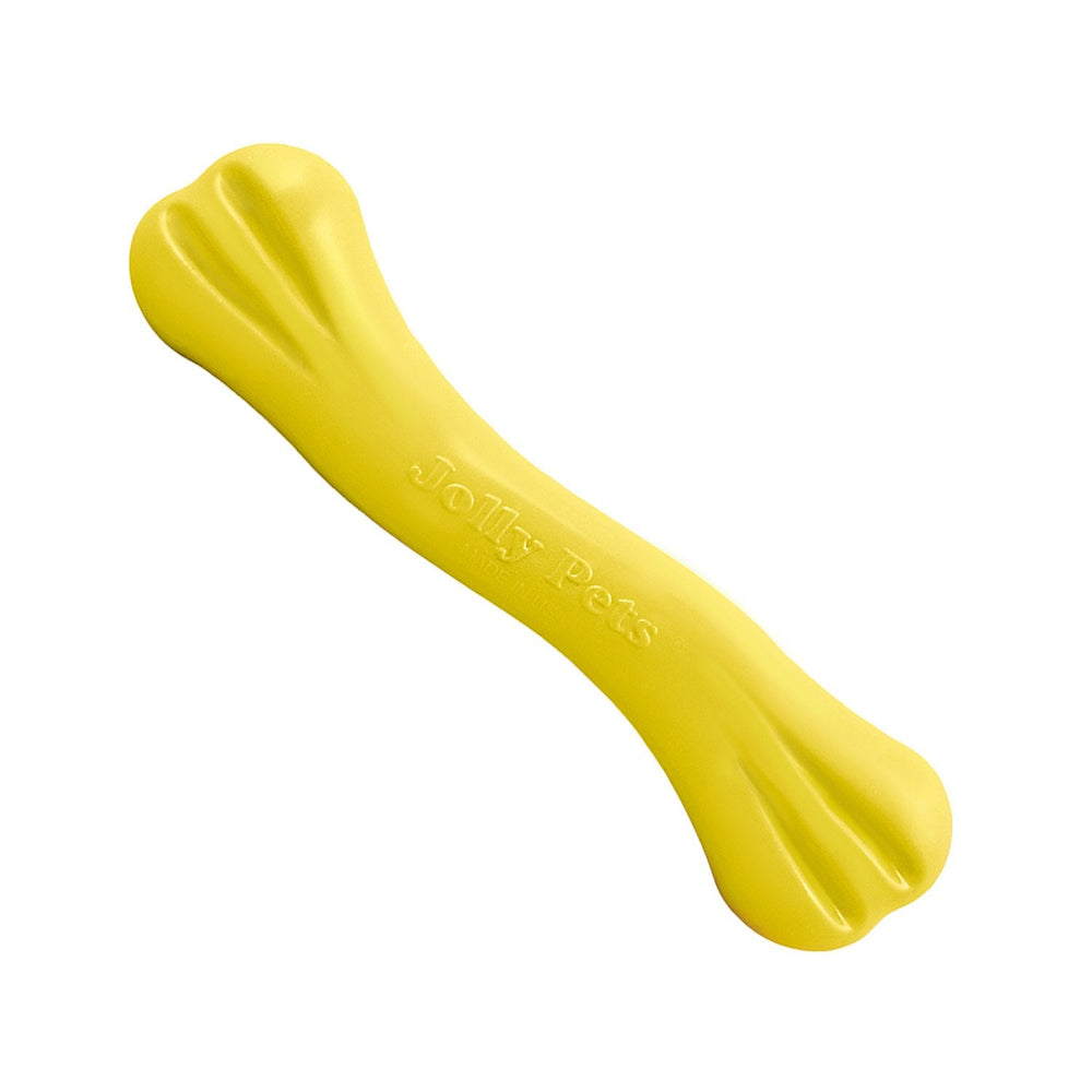 Jolly Chew Bone Dog Toy - Small (Yellow)