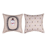 Snow Pals Merry Christmas Throw Pillow 9" x 9" By Amylee Weeks