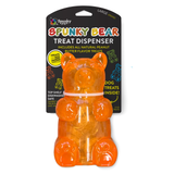 Spunky Pup Spunky Bear Treat-Dispensing Dog Toy with Treats, Medium