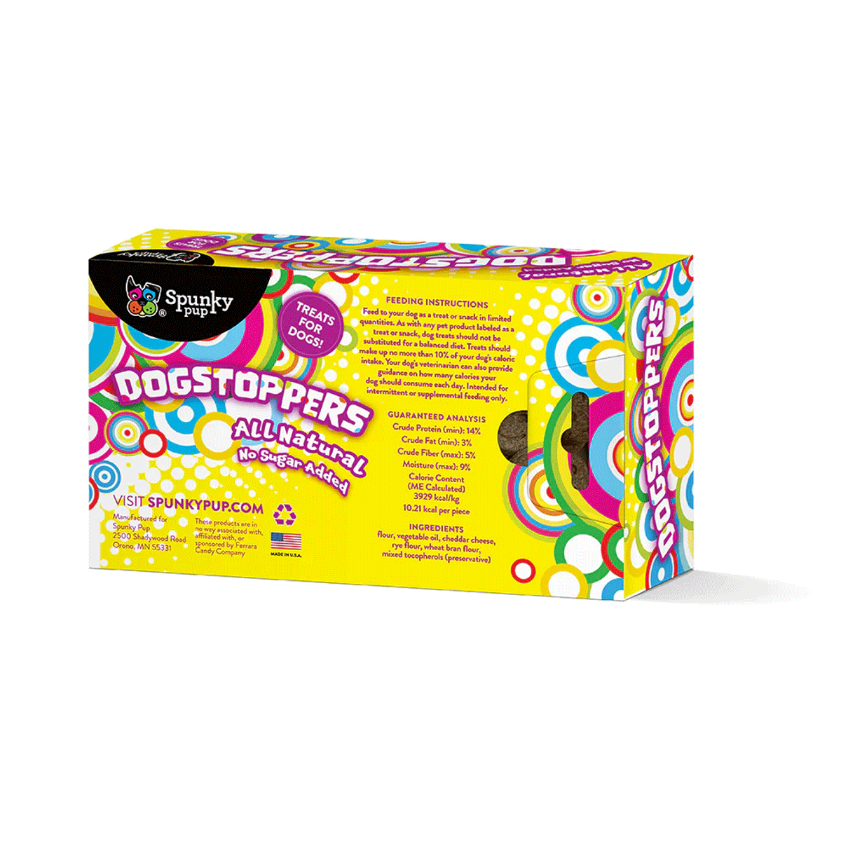 Spunky Pup DogStoppers Cheese Biscuits 5oz