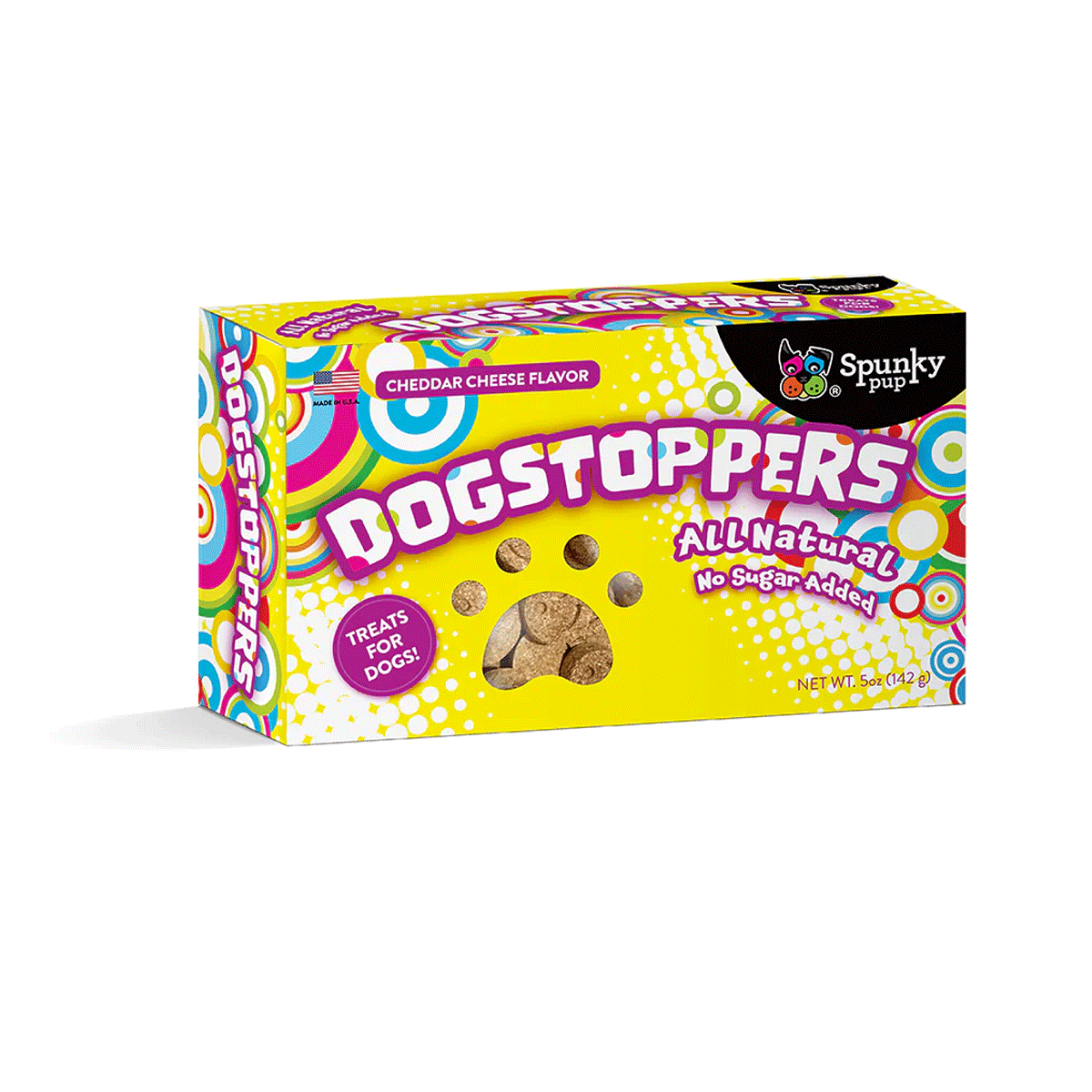 Spunky Pup DogStoppers Cheese Biscuits 5oz