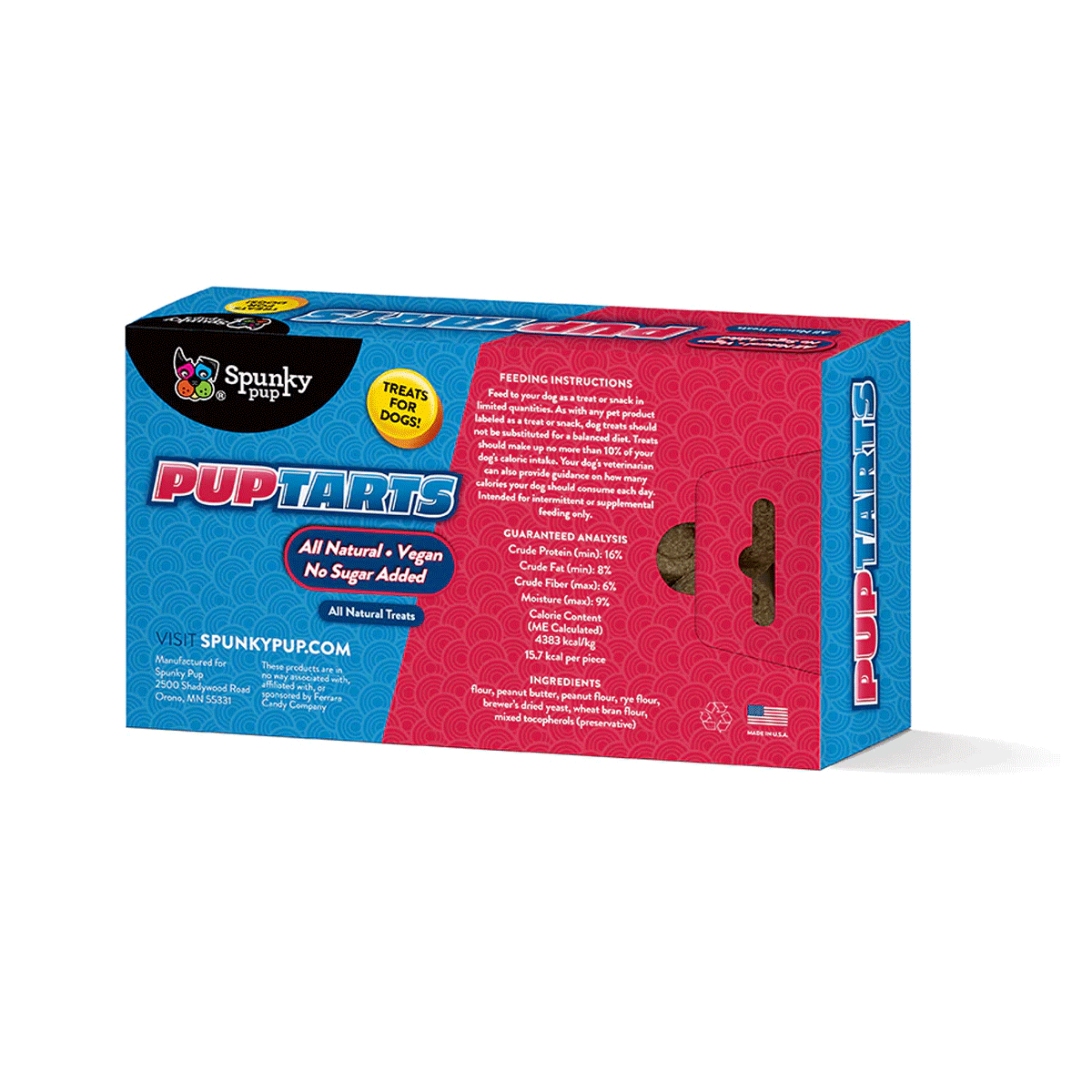 Spunky Pup PupTarts Peanut Butter Biscuits 5oz