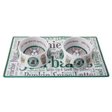 Haute Diggity Dog Starbarks Bundle (Set of 2 Bowls & Mat)
