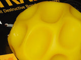 Starmark Treat Dispensing Tetraflex Dog Toy, Yellow (Multiple Sizes Available)