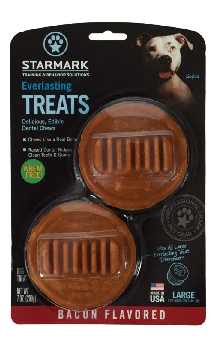 Starmark Everlasting 2-Count Treat Ball Refill Treats - Liver, Chicken, BBQ, or Bacon