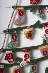 Stitched Tree Advent Calendar By Accent Decor