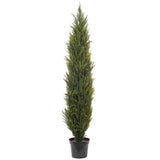 Vickerman Artificial UV-Resistant Pond Cypress Tree, 7 foot