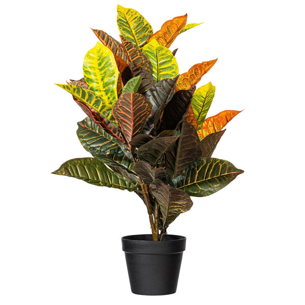 Vickerman Vickerman 30" Artificial Croton Fresh Touch Potted Plant
