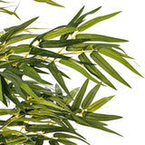 Vickerman 6' Artificial Potted Green Bamboo Tree