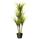 Vickerman 40" Artificial Potted Green Yucca, 40"