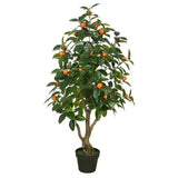 Vickerman Artificial Green and Orange Real Touch Orange Tree, 48"