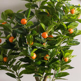 Vickerman Artificial Green and Orange Real Touch Orange Tree
