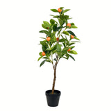 Vickerman Artificial Green and Orange Real Touch Orange Tree, 29.5"