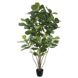 Vickerman Artificial Potted Fiddle Tree, 6'
