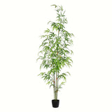 Vickerman Artificial Potted Mini Bamboo Tree, 5'