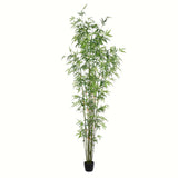 Vickerman Artificial Potted Mini Bamboo Tree, 8'