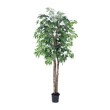 Vickerman Artificial Ficus Deluxe Potted Tree, 6'