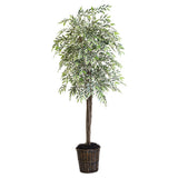 Vickerman Artificial Variegated Smilax Series, 6'
