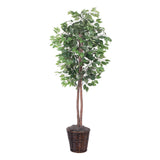 Vickerman Artificial 6' Ficus Potted Tree, 6'