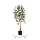 Vickerman Artificial Frosted Maple Tree