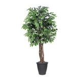 Vickerman Artificial Ficus Executive Potted Tree, 6'