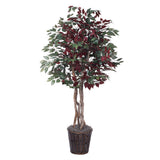 Vickerman Artificial Capensia Executive Potted Tree, 6'